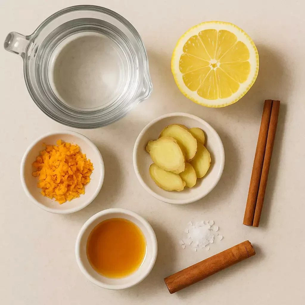 Turmeric Lemon Tea for a Fat-Burning Morning Boost 1 Turmeric Lemon Tea Ingredients