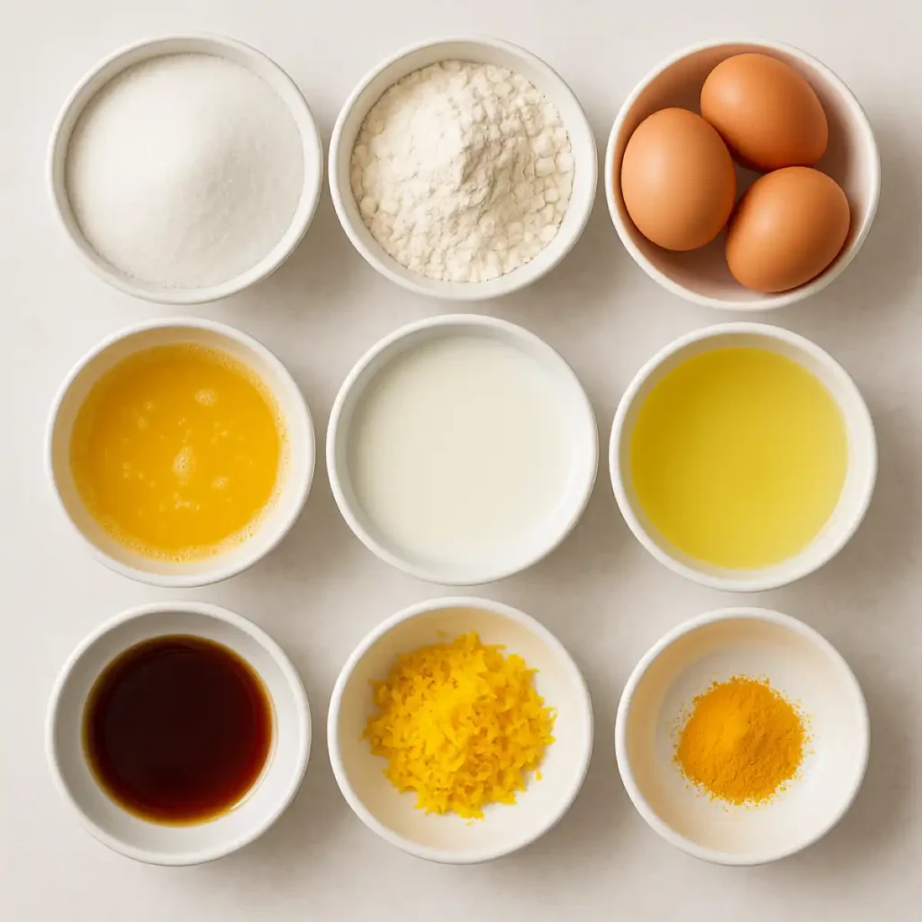 Baby Lemon Impossible Pie Recipe Ingredients