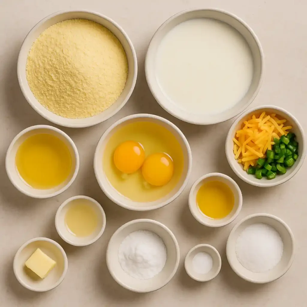 Cornbread Recipe No Flour - Perfectly Moist & Easy! 2 Cornbread Recipe No Flour Ingredients