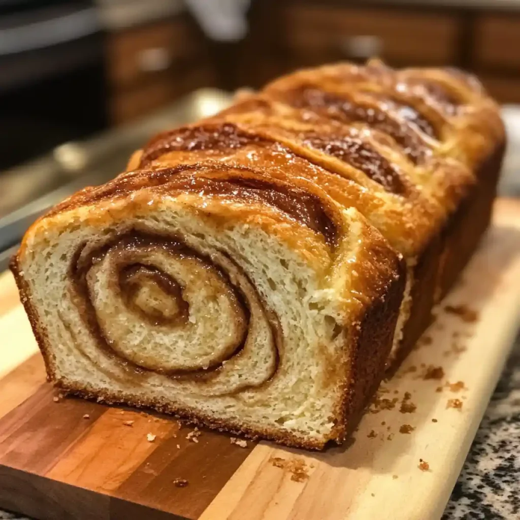 Cottage Cheese Cinnamon Roll Bread