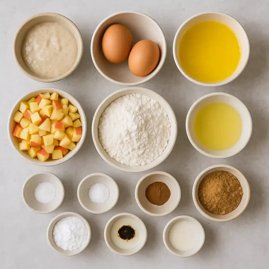 Sourdough Apple Fritter Bread Recipe: Tangy & Sweet 11 Sourdough Apple Fritter Bread Ingredients