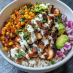Street Corn Chicken Rice Bowl - Juicy Chicken & Charred Corn Recipe 9 Street Corn Chicken Rice Bowl