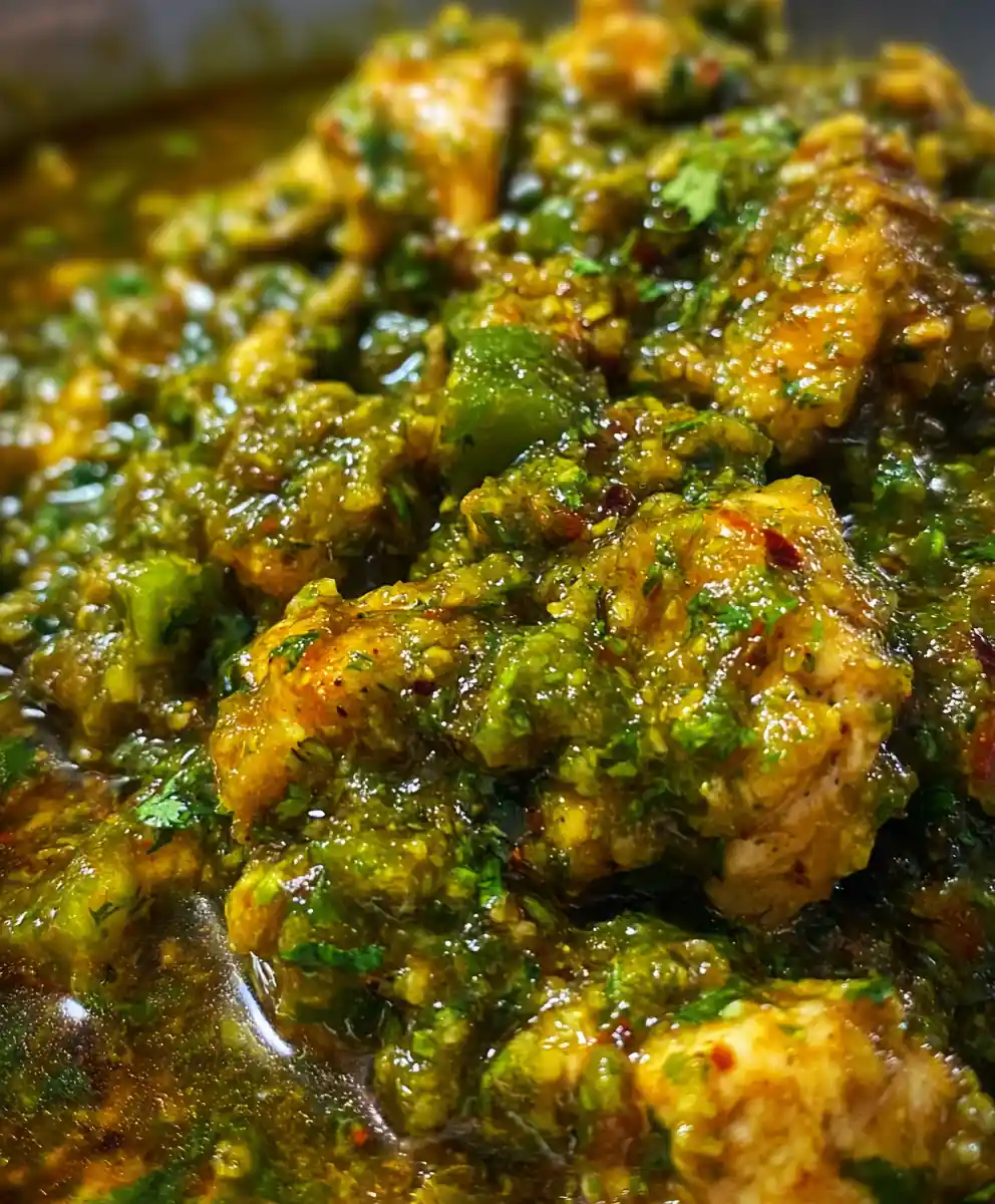 Chili Verde Recipe Slow-Simmered Tomatillo Pork-Free