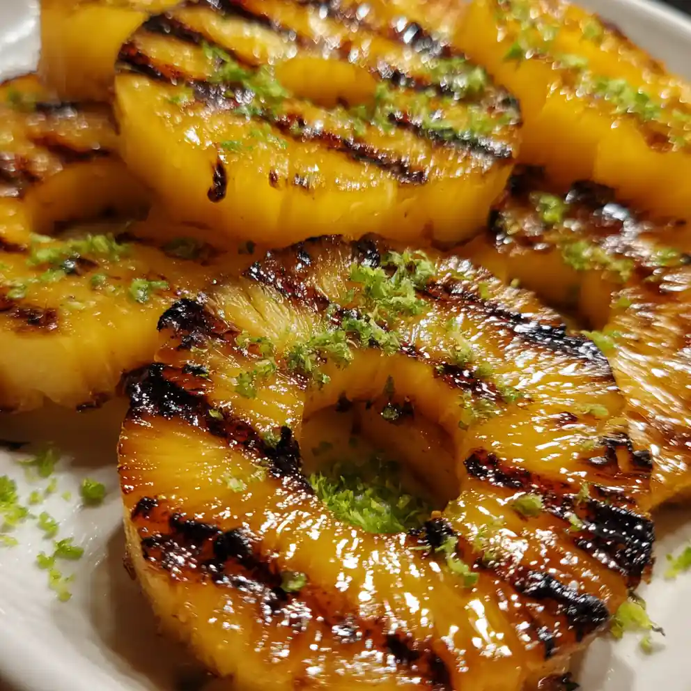 Grilled Pineapple Recipe Caramelized Rings With Lime 1759904762.2910755