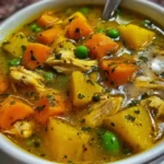 Leftover Turkey Soup Hearty Veg And Herb 1759820497.6831663