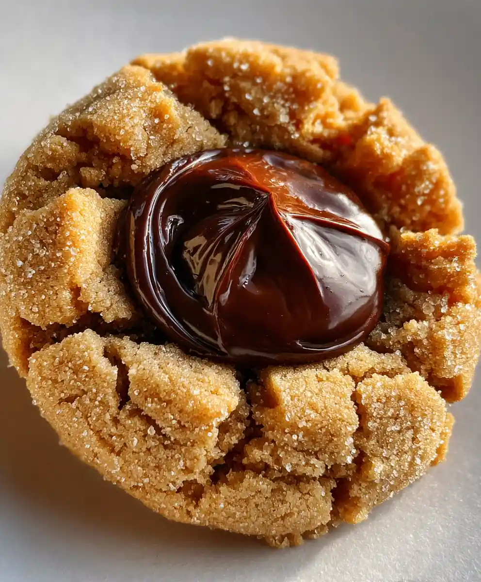 Peanut Butter Blossom Cookies Soft-Baked with Dark Chocolate