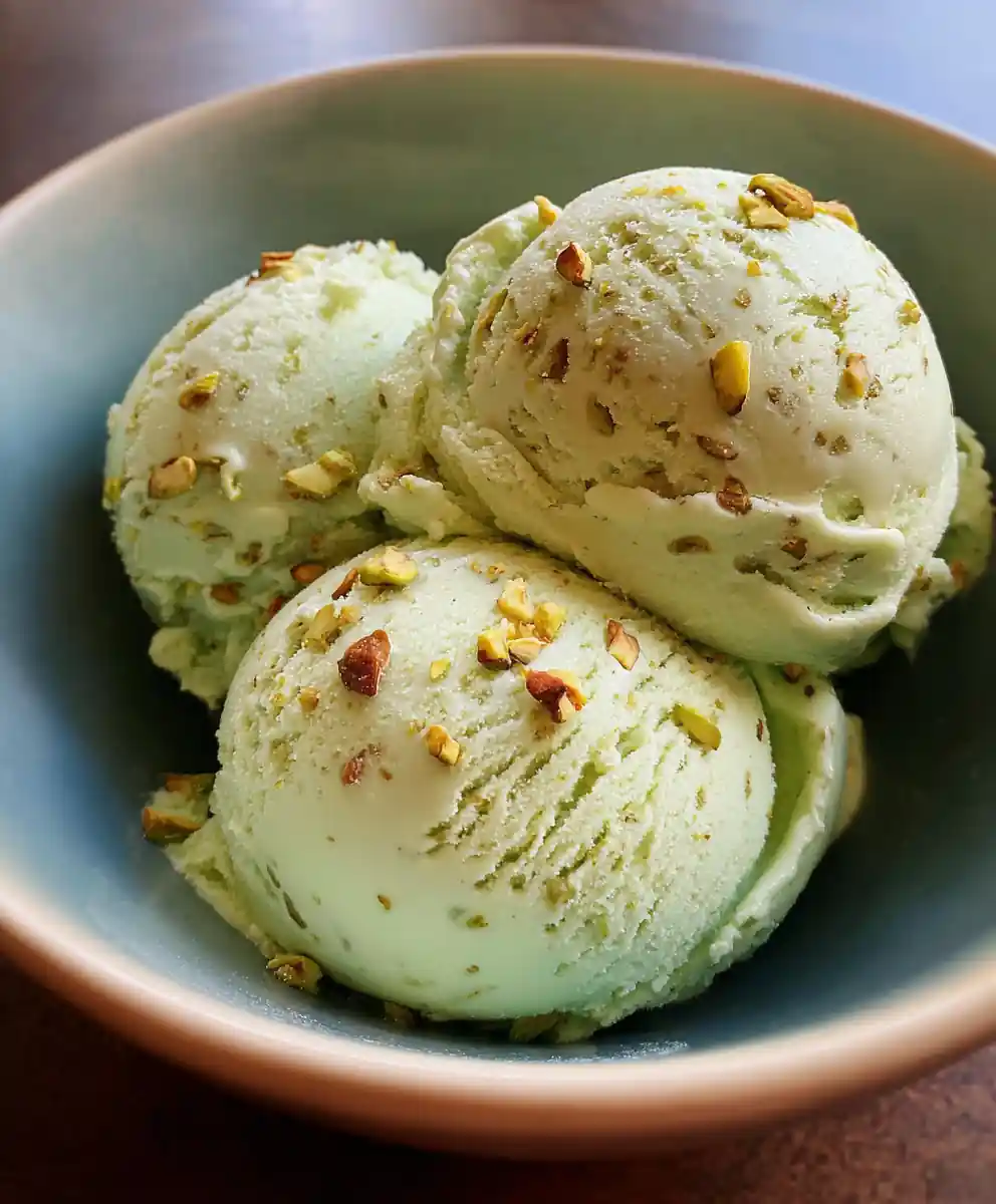 avocado ice cream recipe Pistachio-Speckled Avocado Ice Cream
