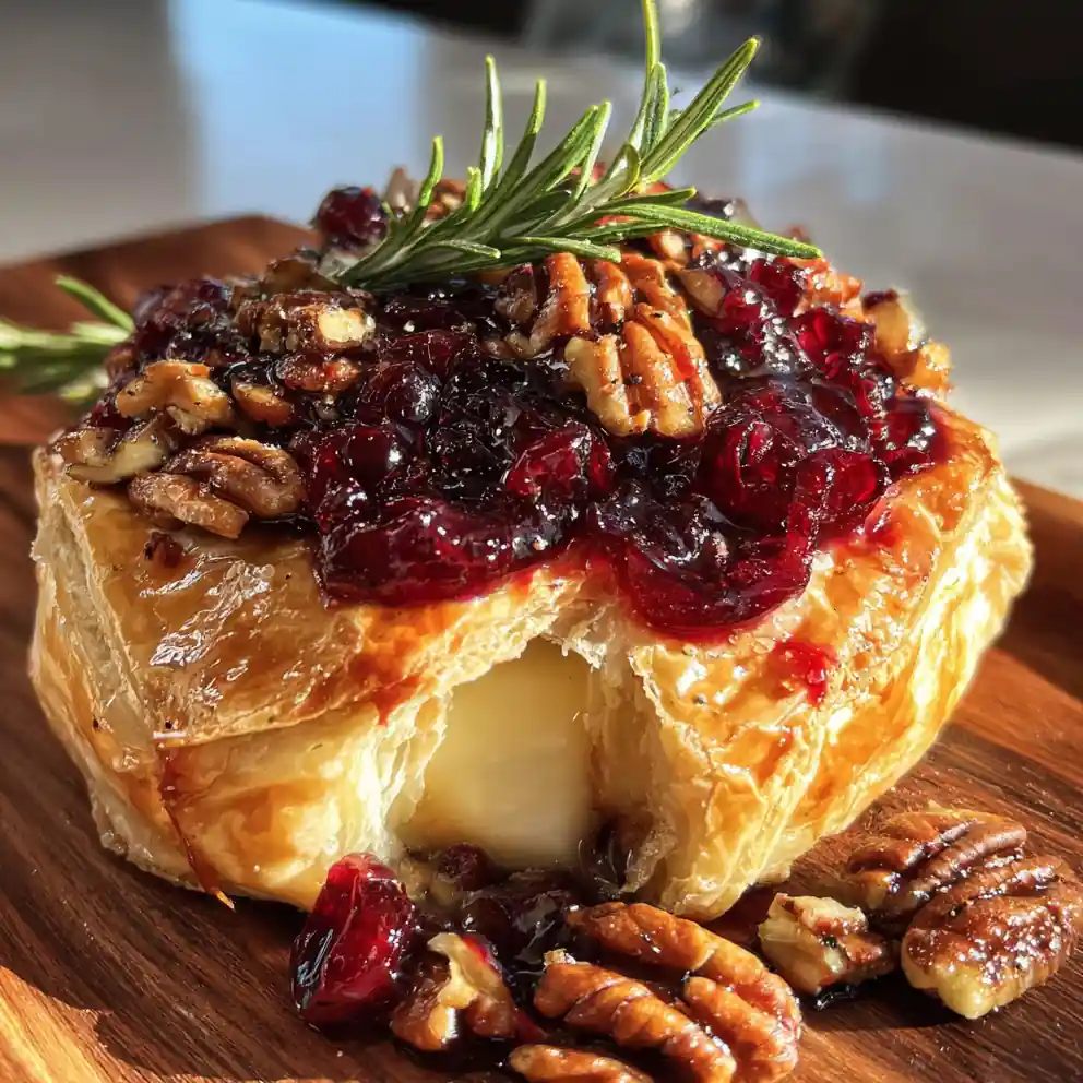 Baked Brie Recipe Cranberry-Wreath Baked Brie 6 baked brie recipe Cranberry-Wreath Baked Brie