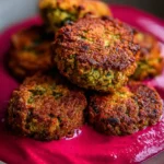 Baked Falafel Recipe Emerald Herb Falafel With Beet Tahini 1761399985.3828106