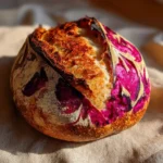 Basic Sourdough Bread Recipe With Beetroot Marble Crust 1761853308.9074614