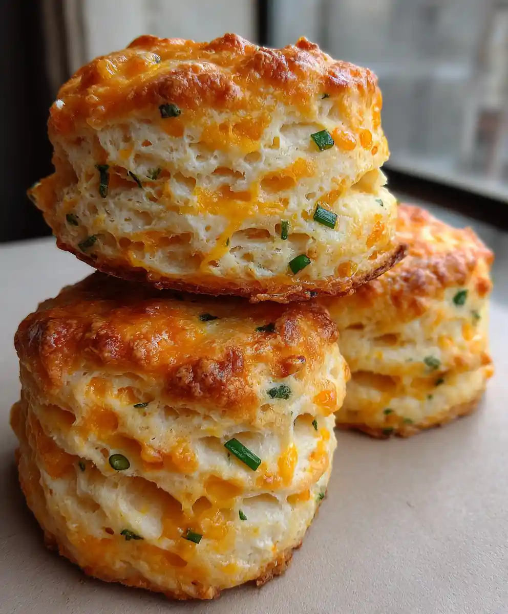bisquick biscuit recipe With Cheddar-Chive Speckles