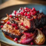 Brisket Recipe Pomegranate Glazed Brisket With Charred Onions 1761840927.3077817
