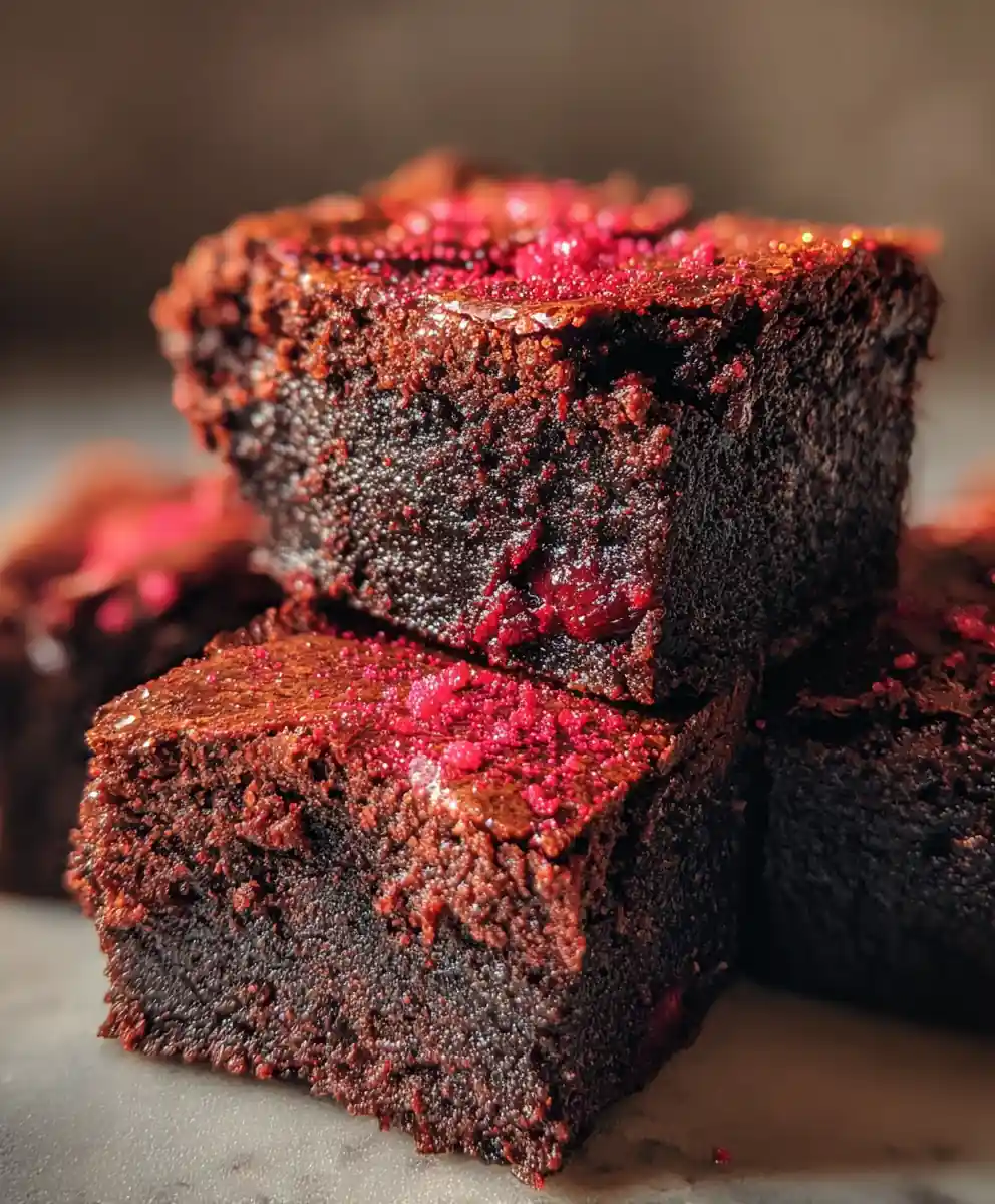 brownie bites recipe Cocoa Brownie Bites With Raspberry Dust