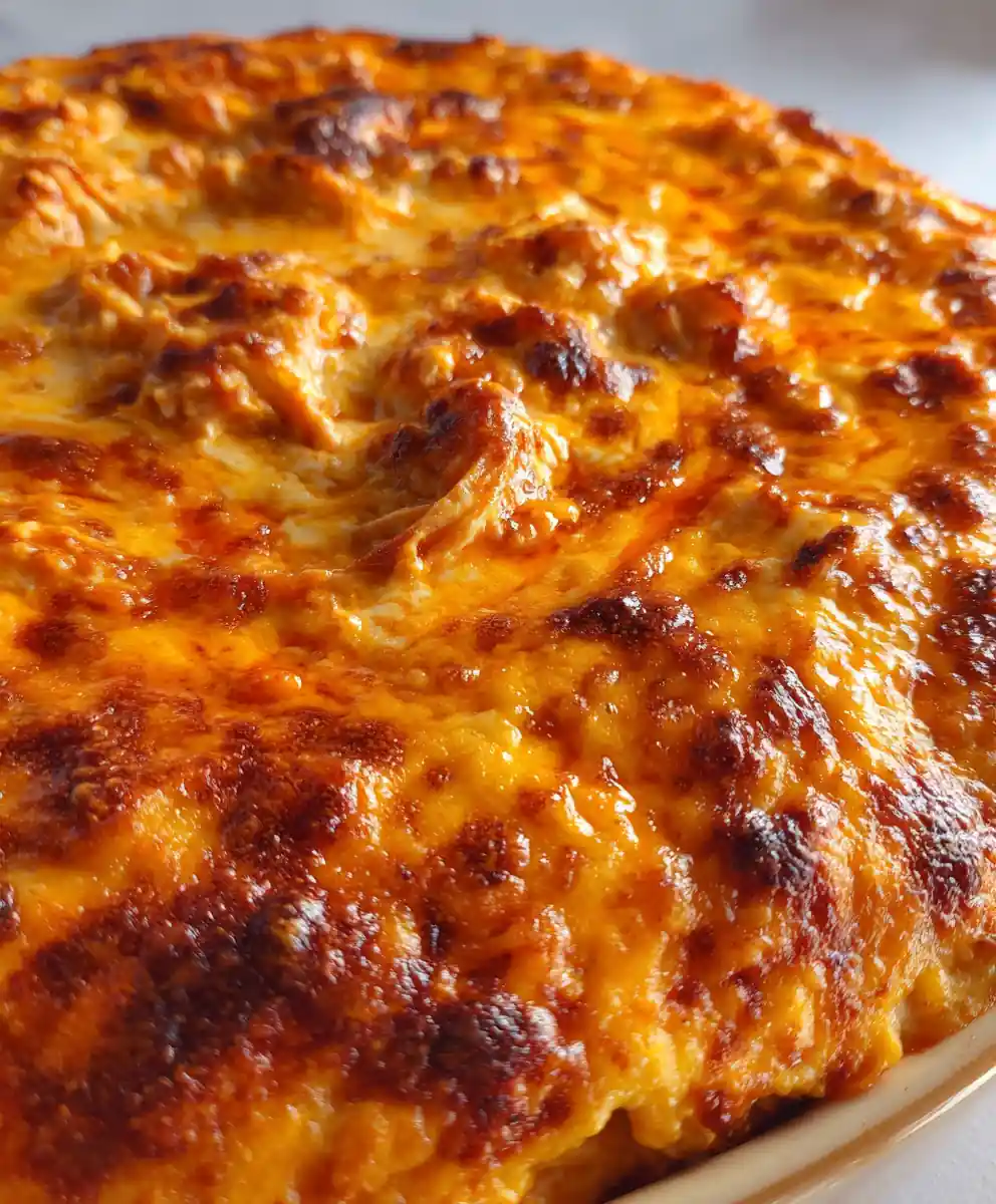 buffalo.chicken dip recipe with Fiery Paprika Swirl