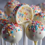 Cake Pop Recipe Confetti Speckled Cake Pops With White Chocolate Shell 1761841671.1269345