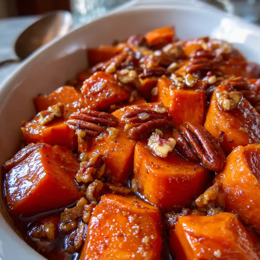 Candied Yams Recipe Maple-Glazed Candied Yams With Pecan Sparks 6 candied yams recipe Maple-Glazed Candied Yams With Pecan Sparks