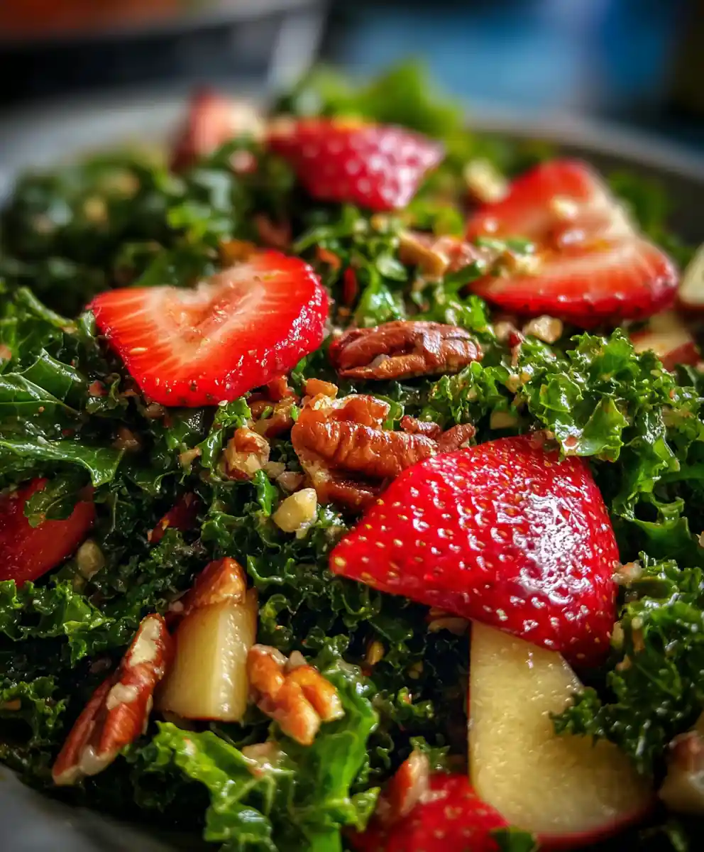 chick fil a kale salad recipe With Strawberry-Pecan Brightness