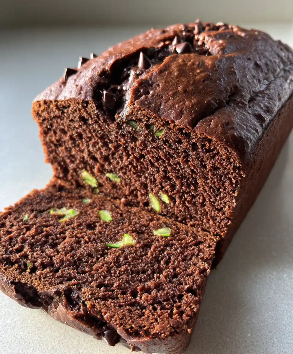 chocolate zucchini bread recipe with Dark Cocoa Ribbon