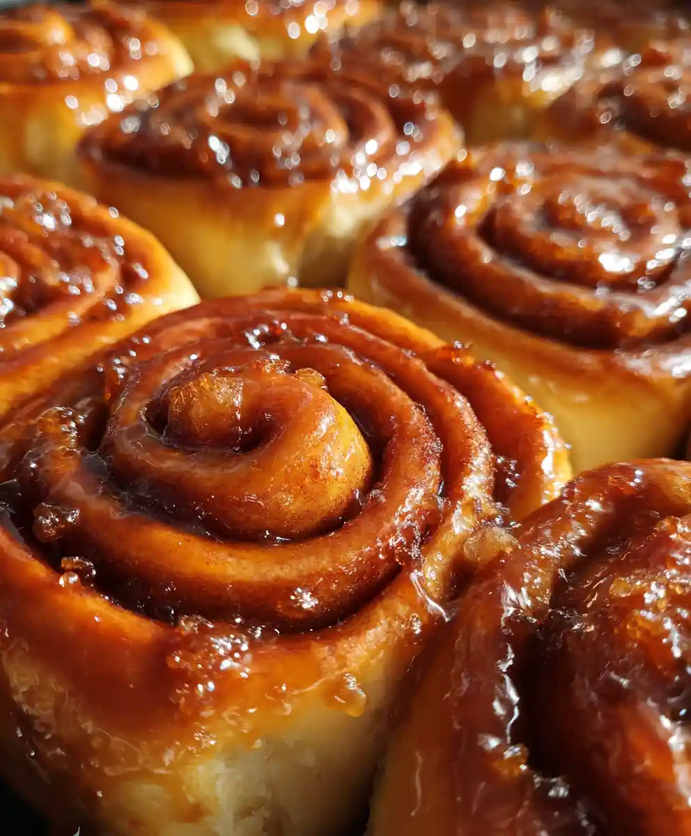 cinnamon buns recipe Maple-Glazed Cinnamon Buns With Amber Swirls