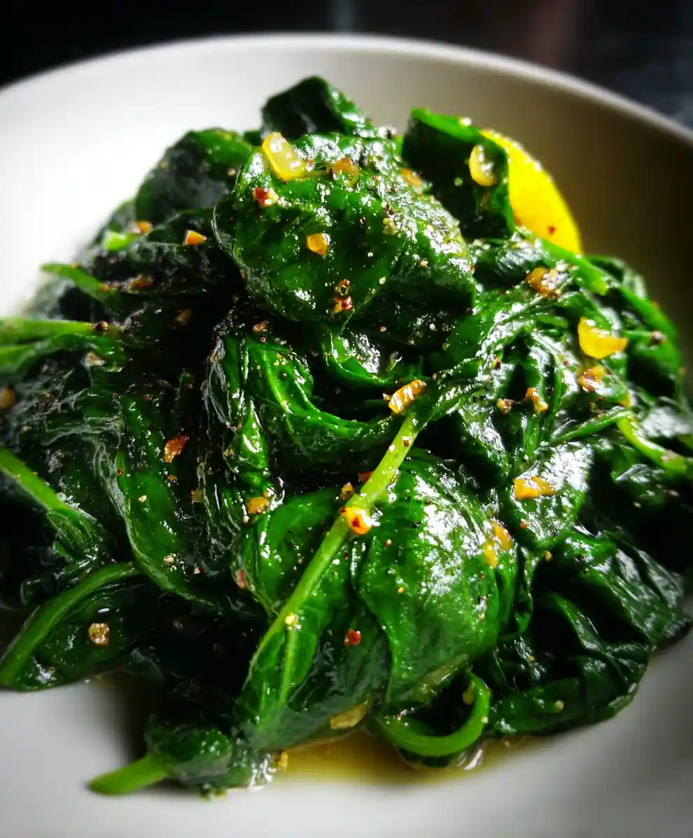 Cooked Spinach Recipe Garlic-Glistened Cooked Spinach With Lemon Sparks 7 cooked spinach recipe Garlic-Glistened Cooked Spinach With Lemon Sparks