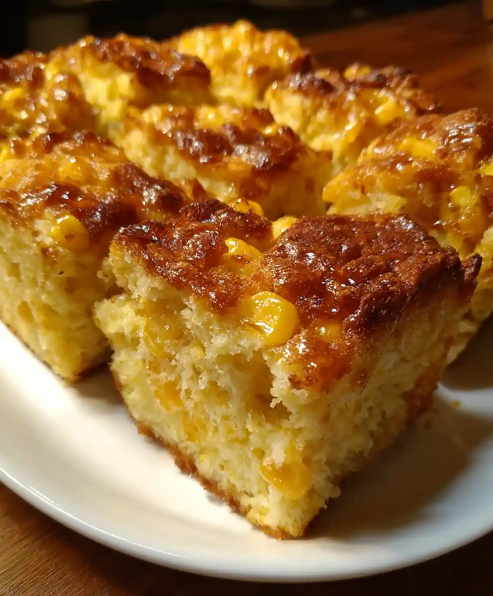 cornbread pudding recipe With Honeyed Corn Kernels