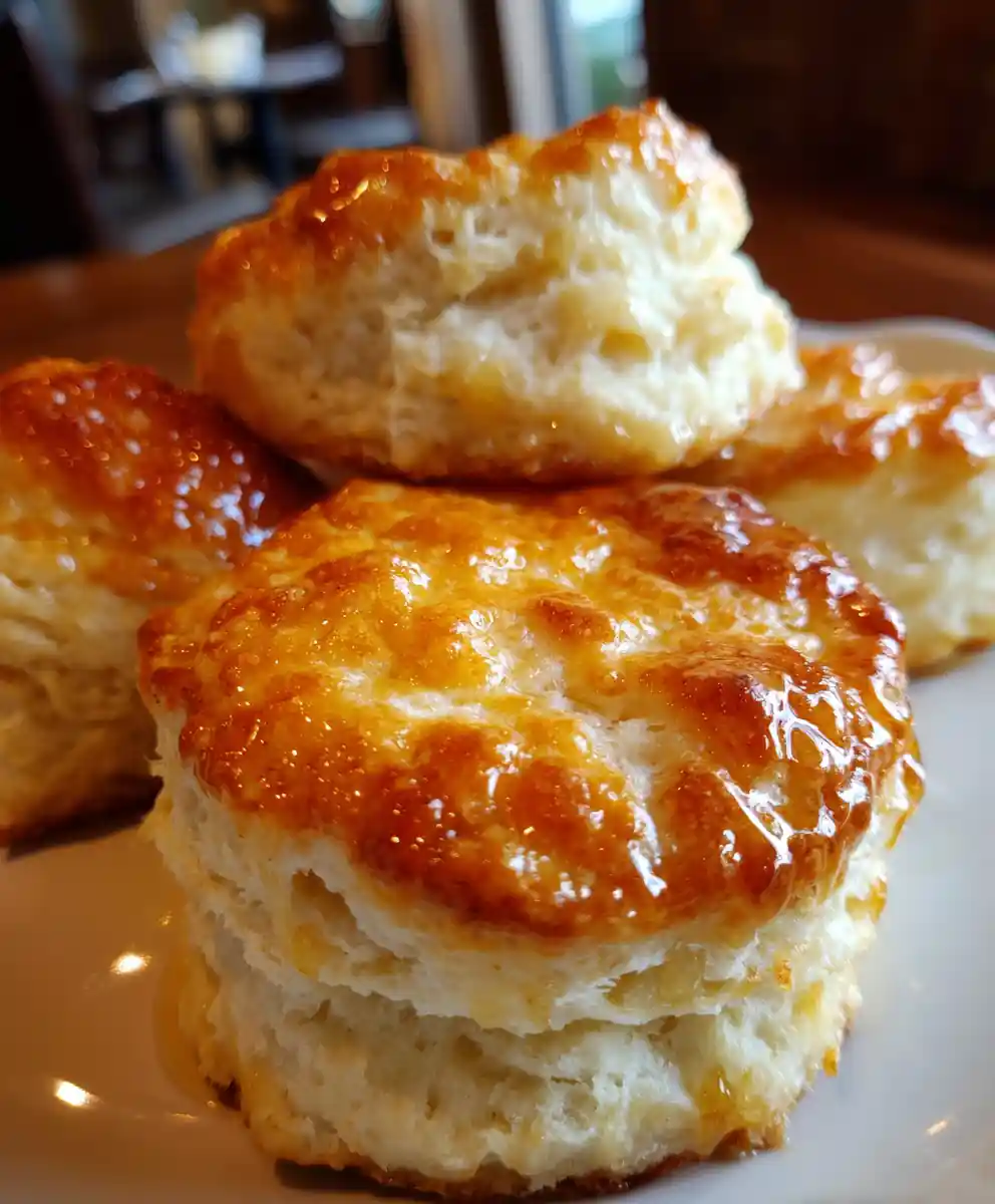 cracker barrel biscuit recipe Buttermilk Cracker Barrel Biscuits With Honey Brush