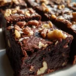 Dairy Free Brownie Recipe Dark Dairy Free Brownies With Walnut Shards 1761519323.149383
