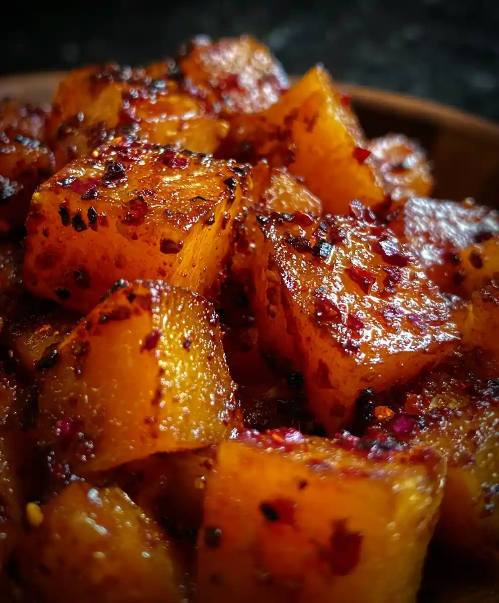 koginut squash recipe Maple-Roasted Koginut Squash With Chili Dust