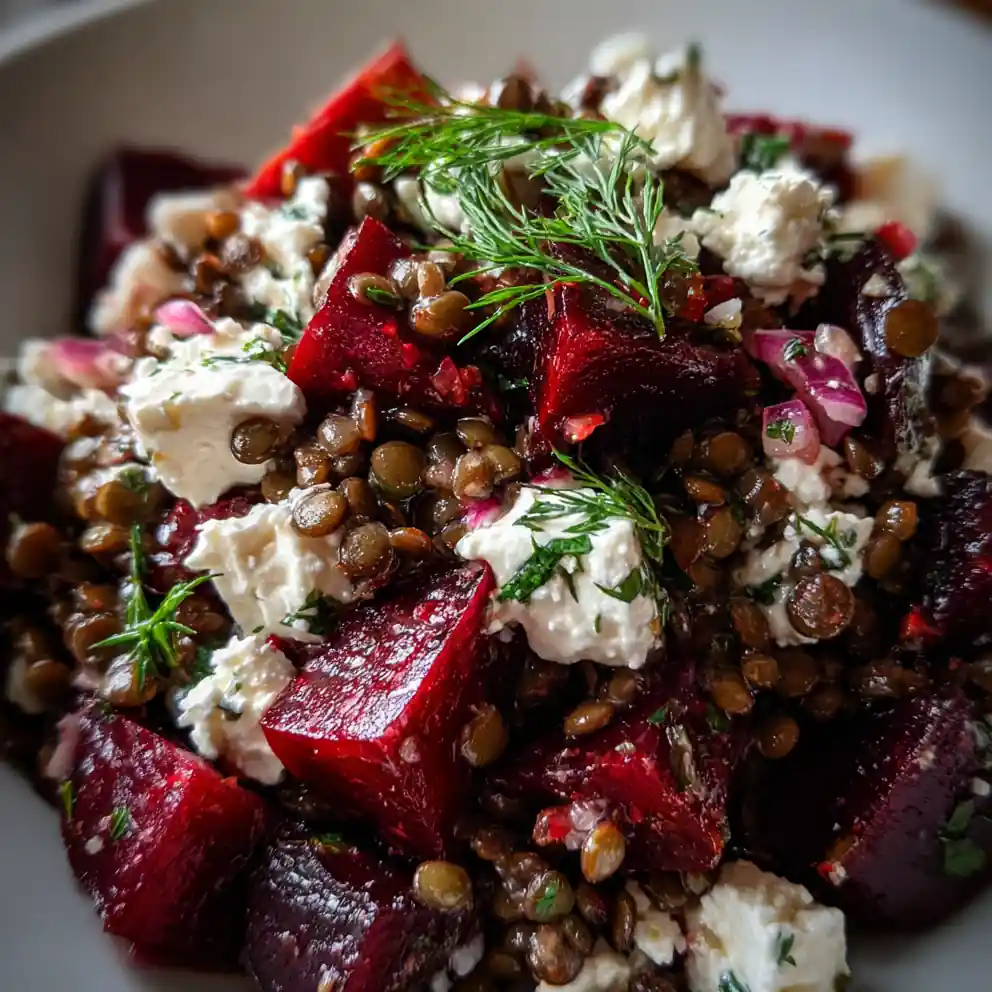 Lentil Salad Recipe With Roasted Beet Cubes 4 Lentil Salad Recipe With Roasted Beet Cubes 1760779152.6988409