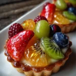 Mini Fruit Tarts Recipe Rainbow Glaze Mini Fruit Tarts 1761489589.6523635