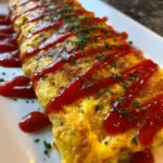 Omurice Recipe With Ketchup Brush And Parsley Confetti 1761850528.1290061