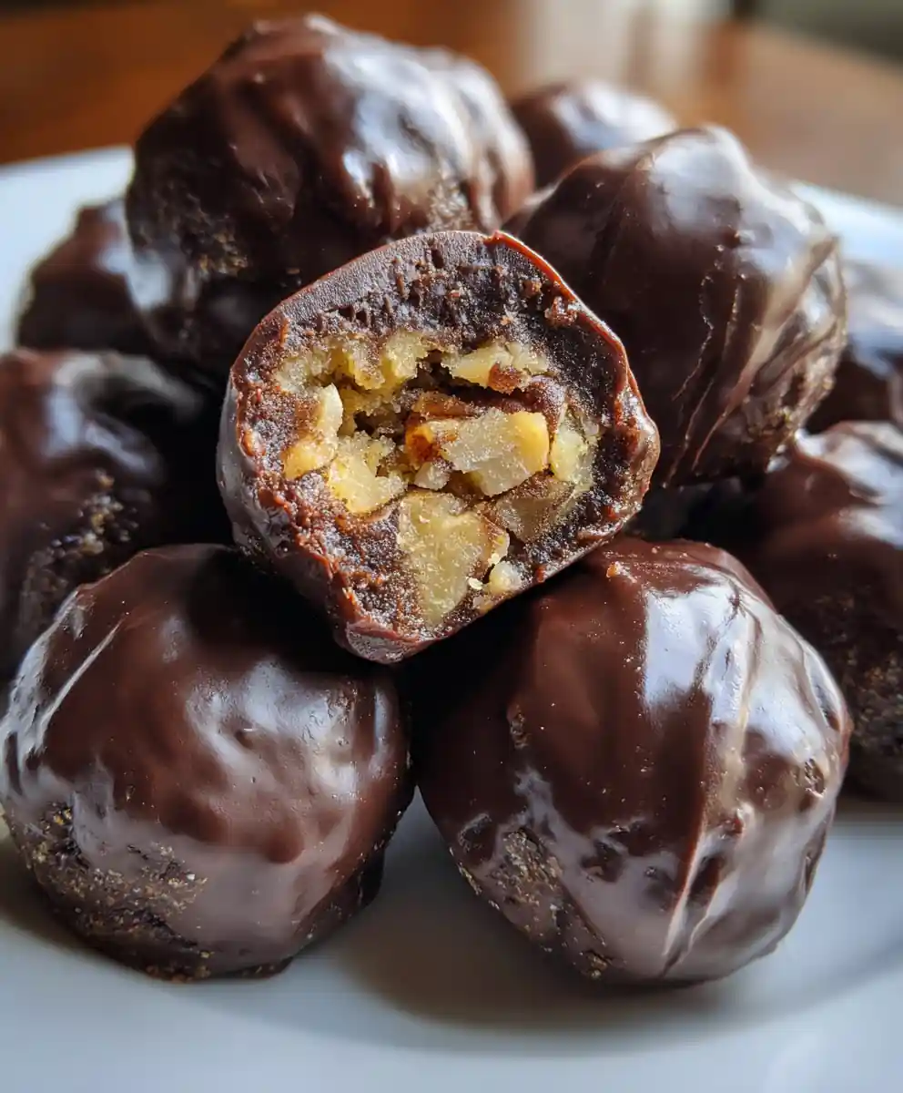 pecan pie balls recipe Chocolate-Dipped Pecan Pie Balls