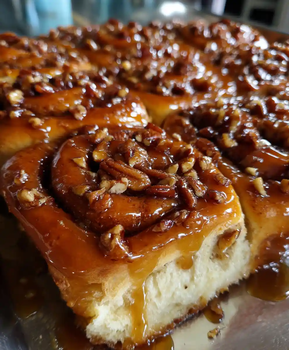 pecan rolls recipe Sticky Pecan Rolls With Maple Shine