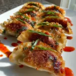 Pot Stickers Recipe Red Chile Crisp Pot Stickers With Scallion Paint 1761484435.6238878
