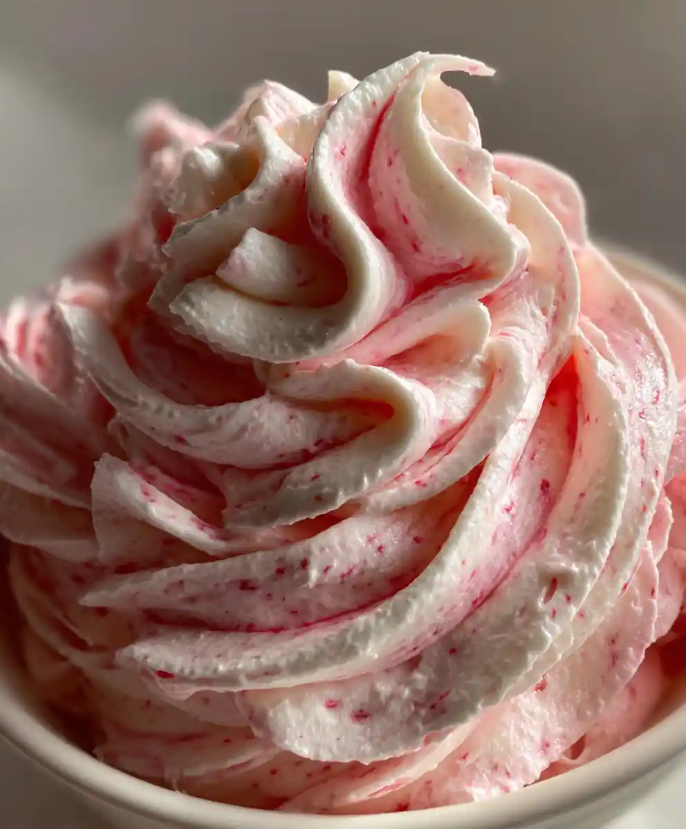 professional buttercream frosting recipe with Raspberry Tint Swirls