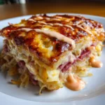Reuben Casserole Recipe With Thousand Island Drizzle 1760963204.8190231