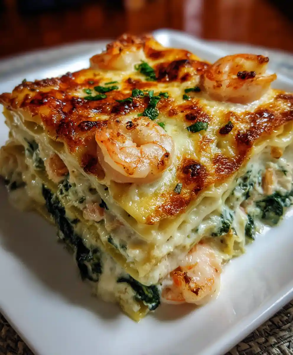 Seafood Lasagna Recipe With Spinach Alfredo Marbling 7 seafood lasagna recipe With Spinach Alfredo Marbling