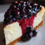 Simple Cheesecake Recipe With Blueberry Compote Veil 1760958852.7999084