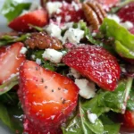 Strawberry Salad Recipe With Poppy-Seed Pink Gloss 8 Strawberry Salad Recipe With Poppy Seed Pink Gloss 1760290625.7170734