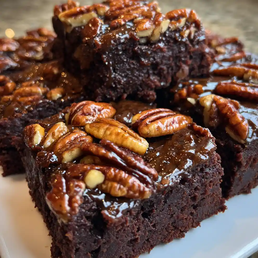 Sweet Potato Brownie Recipe With Maple Pecan Topping 6 sweet potato brownie recipe With Maple Pecan Topping