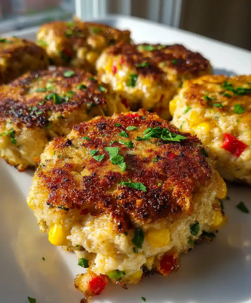 tuna cakes recipe Golden Tuna Cakes With Sweet Corn Confetti