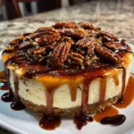 Turtle Cheesecake Recipe With Caramel Pecan Mosaic 1760782243.0800188