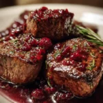 Venison Steak Recipe Cranberry Pepper Venison Steak With Herb Butter 1761484895.2454438