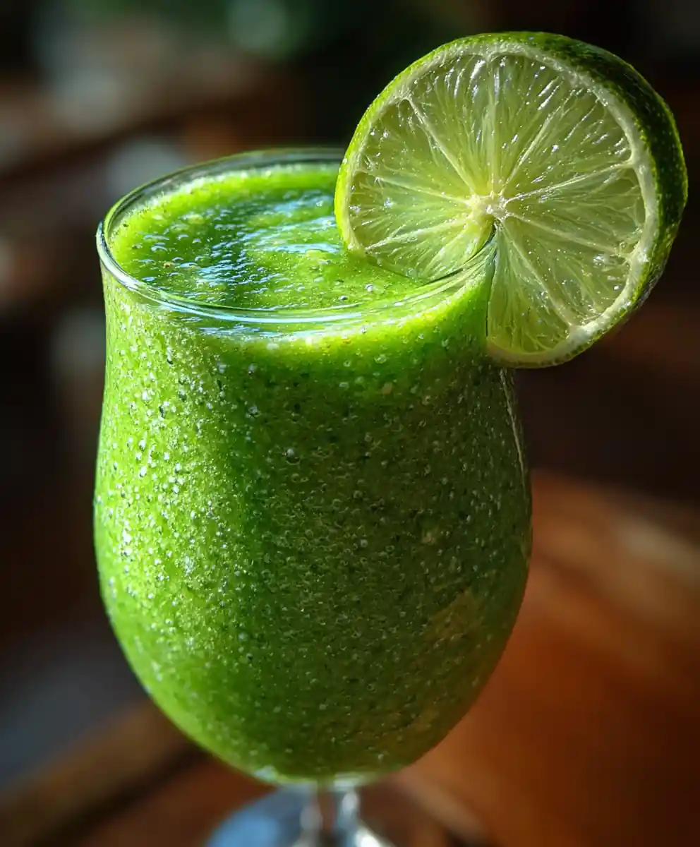 avocado smoothie recipe Spinach Lime Glow