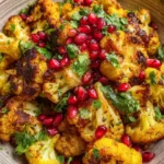 Baked Cauliflower Recipe Turmeric Roast With Pomegranate Seeds 1762640835.5321717