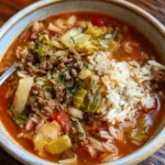 Cabbage Roll Soup Recipe Tomato Herb Pot With Rice 1762689887.2652338