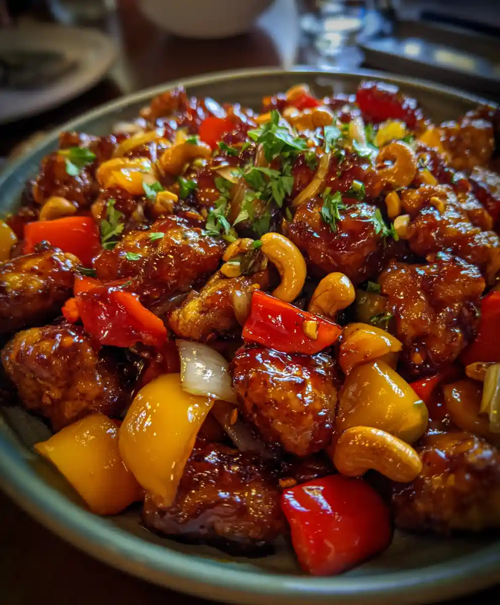 cashew chicken recipe Chili Honey Toss With Peppers