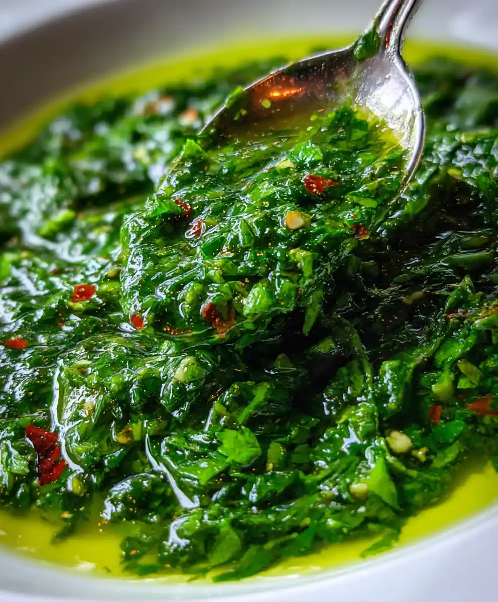 chimichurri recipe Cilantro Parsley Emerald Drizzle