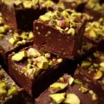 Chocolate Fudge Recipe Dark Slab With Pistachio Jewels 1762492873.7217112