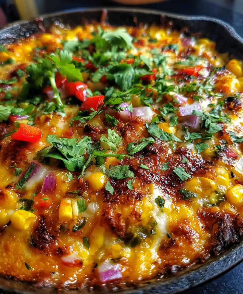 corn dip recipe Roasted Corn Confetti Skillet